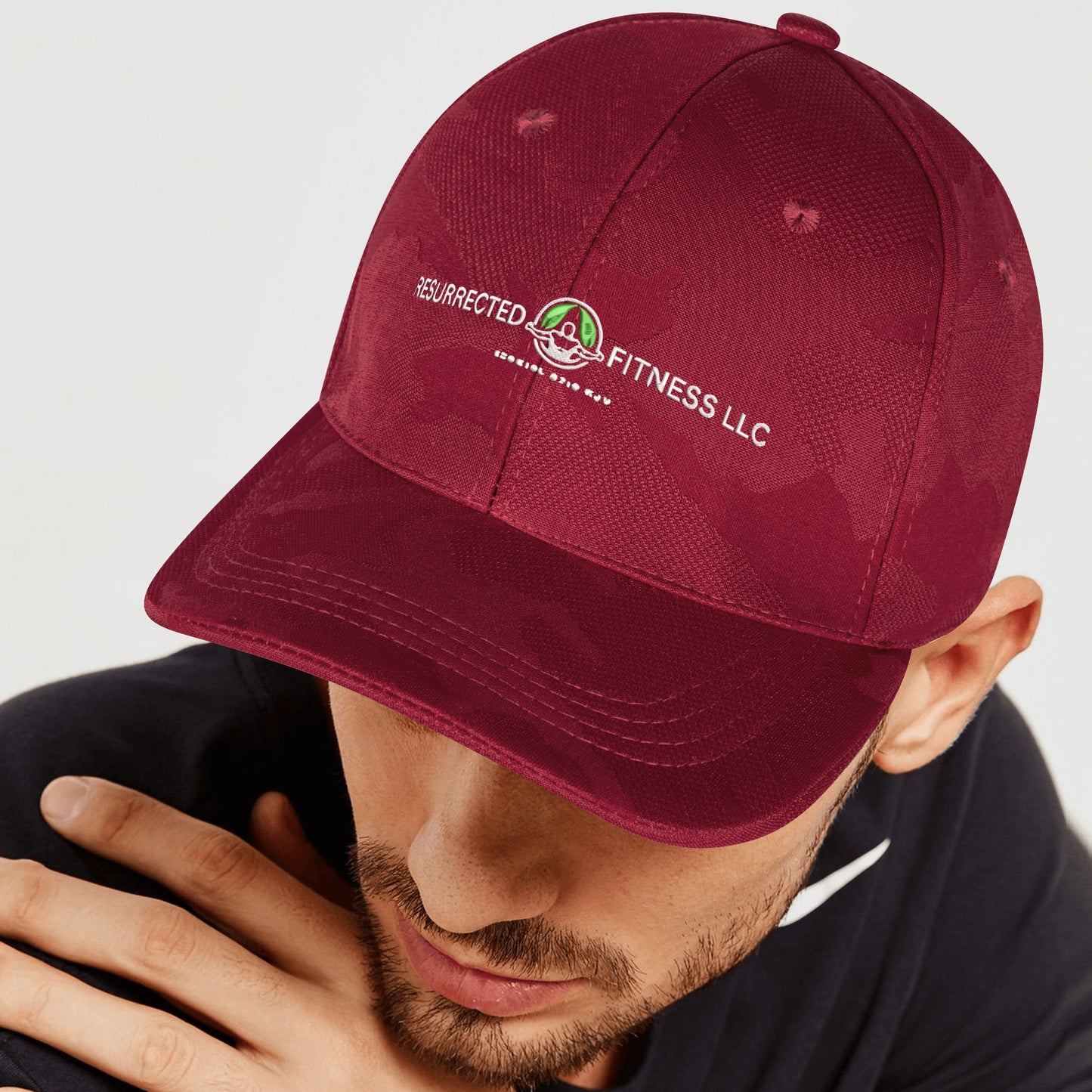 Embroidered Sports Camo Caps