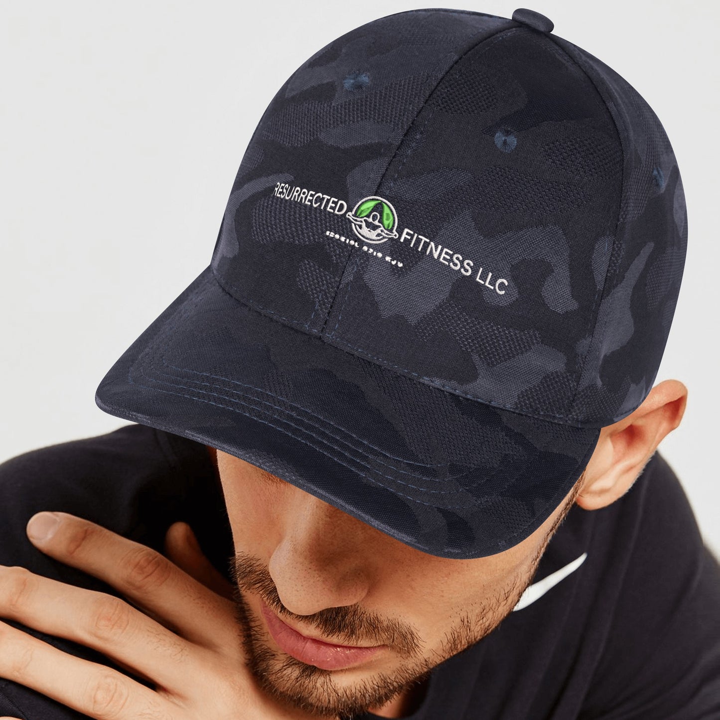 Embroidered Sports Camo Caps