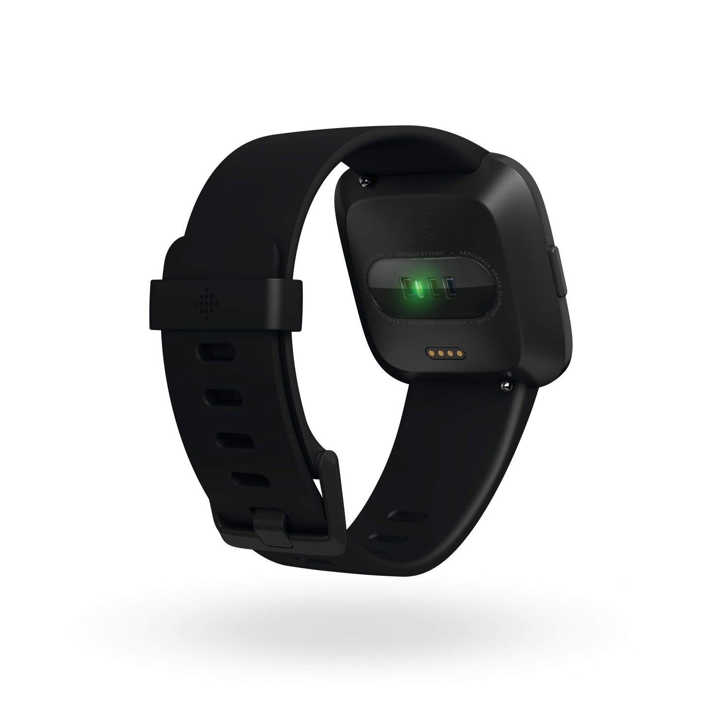 Fitbit Versa Smart Watch, Multisport Tracker, Black/Black Aluminium, One Size (S & L Bands Included) (Renewed)