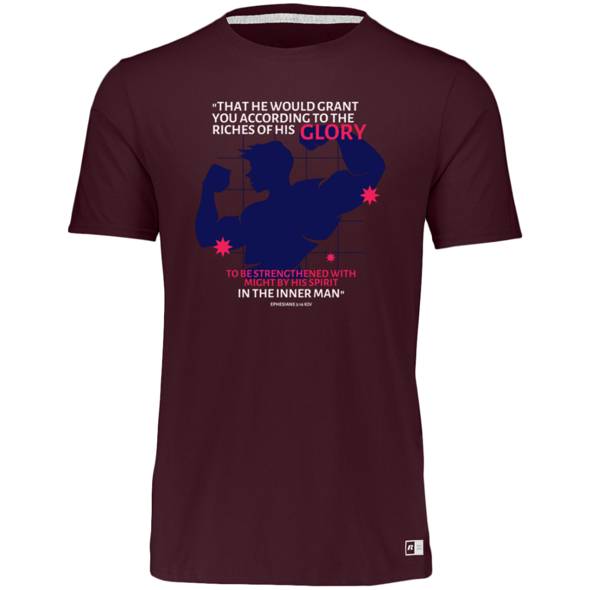 STRENGTHENED BY HIS SPIRIT DRY-FIT TEE (MENS)