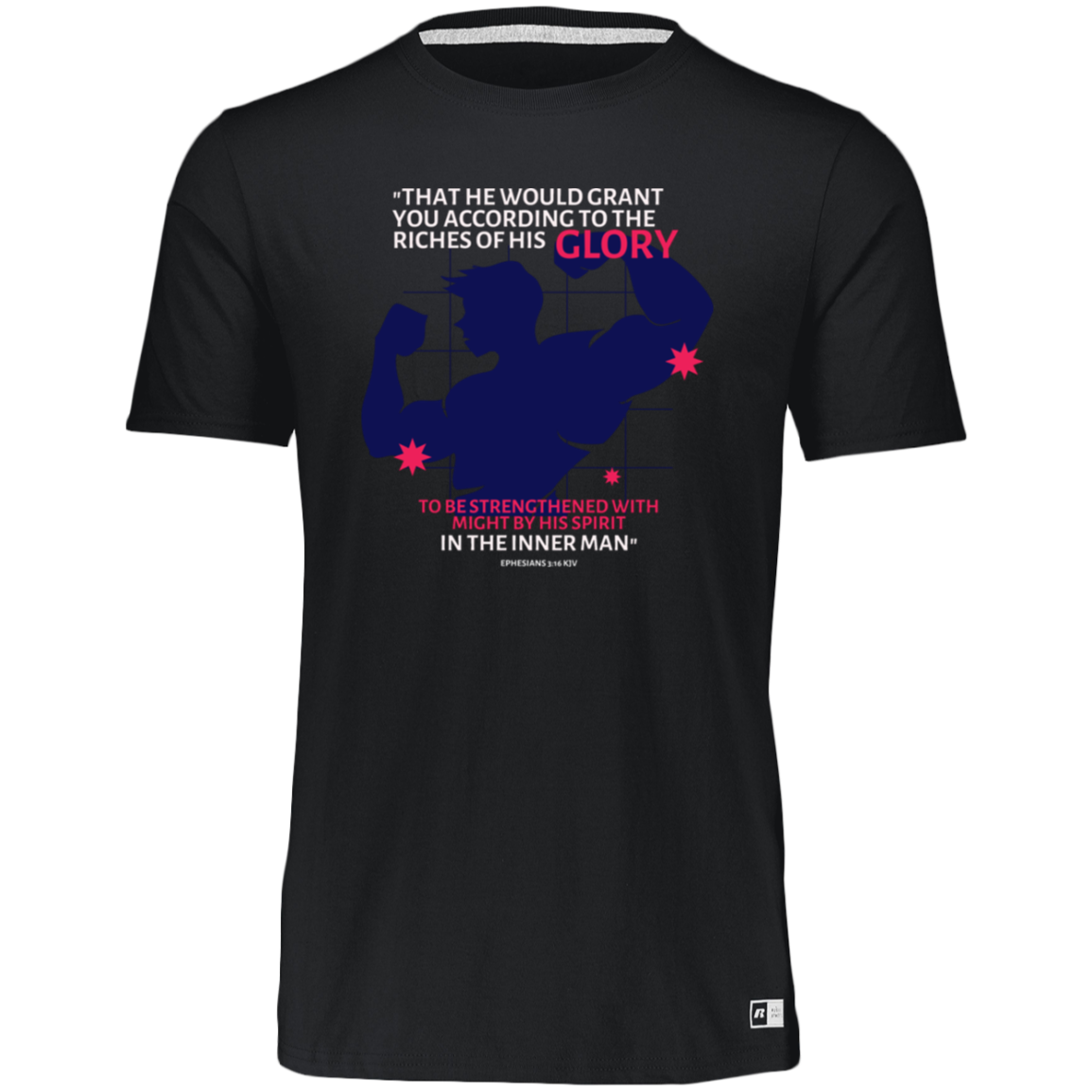 STRENGTHENED BY HIS SPIRIT DRY-FIT TEE (MENS)