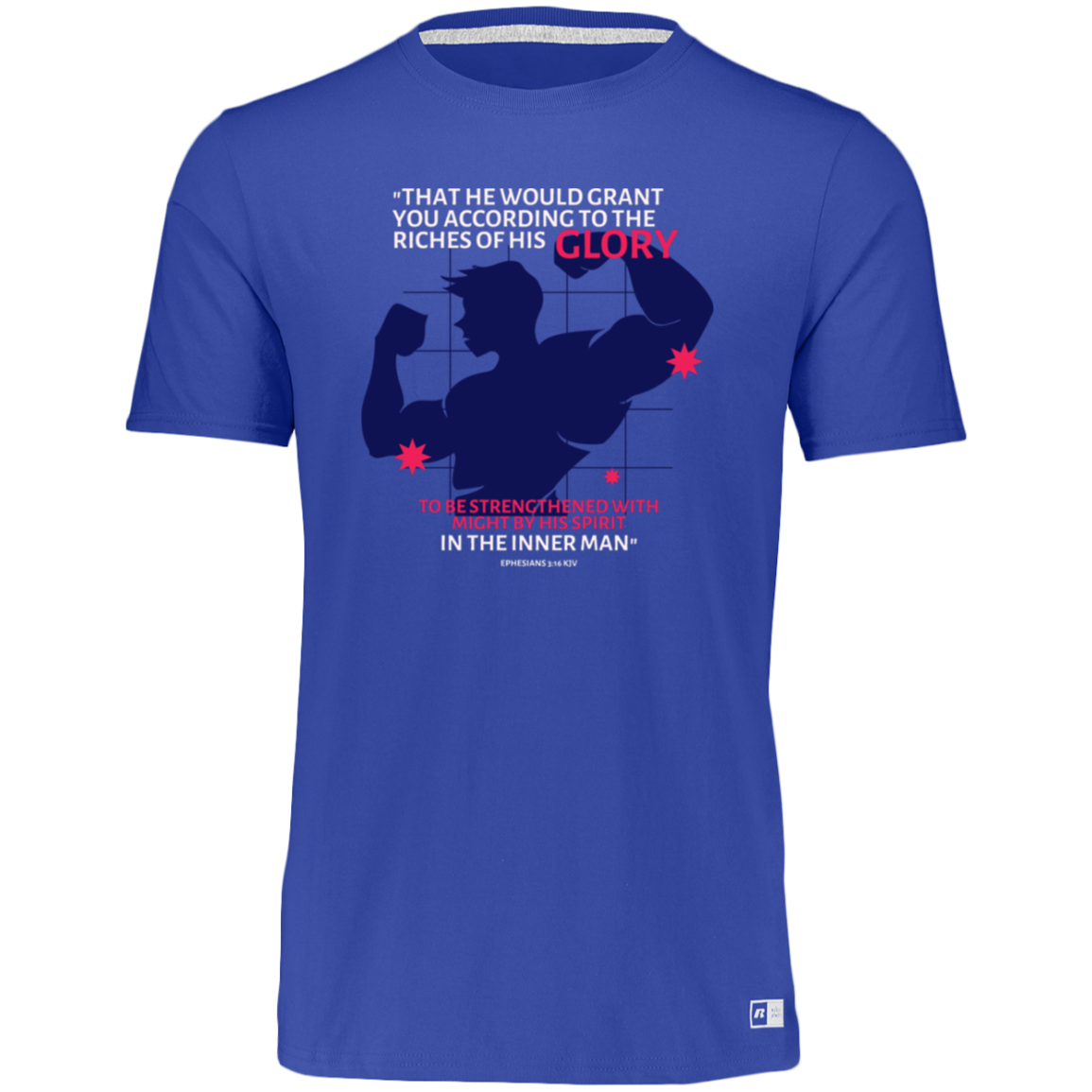 STRENGTHENED BY HIS SPIRIT DRY-FIT TEE (MENS)