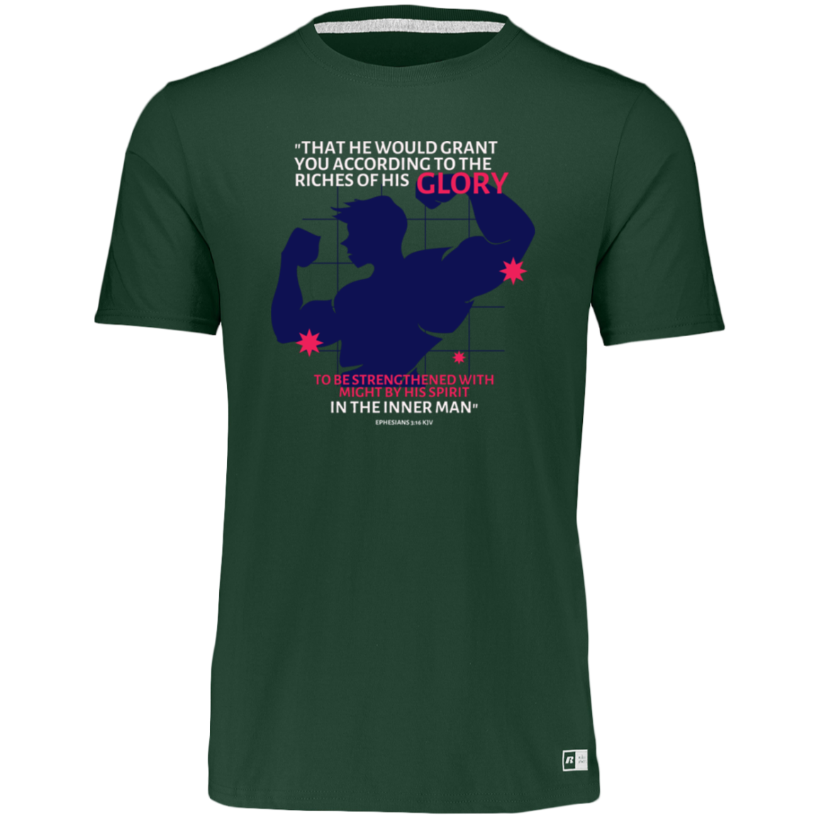 STRENGTHENED BY HIS SPIRIT DRY-FIT TEE (MENS)