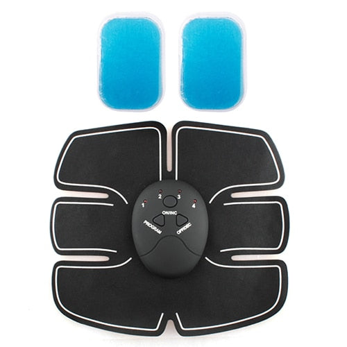 Ab Wireless Massage Stimulator Abdominal Muscle Trainer Vibration Body Slimming Machine Fat Burning Fitness Training Hip Workout