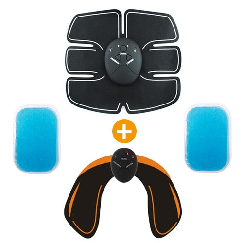 Ab Wireless Massage Stimulator Abdominal Muscle Trainer Vibration Body Slimming Machine Fat Burning Fitness Training Hip Workout