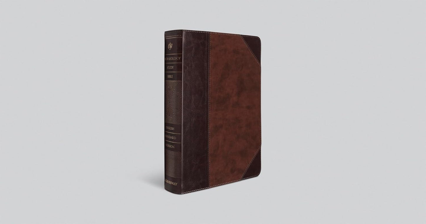 ESV Archaeology Study Bible (TruTone, Brown/Walnut, Portfolio Design): Holy Bible, English Standard Version