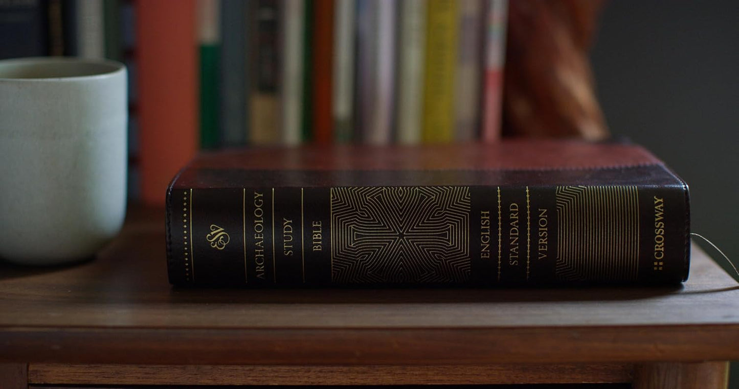ESV Archaeology Study Bible (TruTone, Brown/Walnut, Portfolio Design): Holy Bible, English Standard Version
