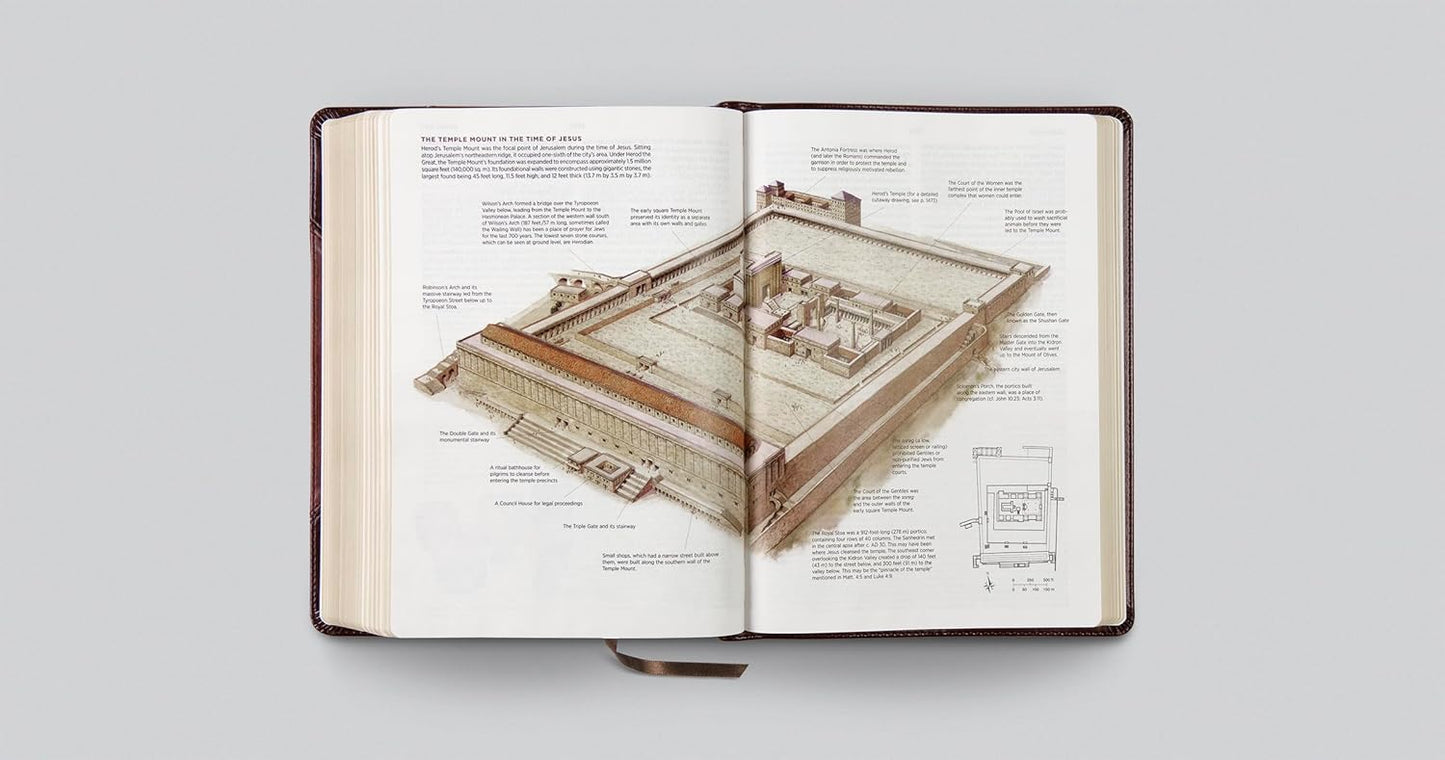 ESV Archaeology Study Bible (TruTone, Brown/Walnut, Portfolio Design): Holy Bible, English Standard Version