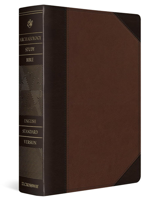 ESV Archaeology Study Bible (TruTone, Brown/Walnut, Portfolio Design): Holy Bible, English Standard Version