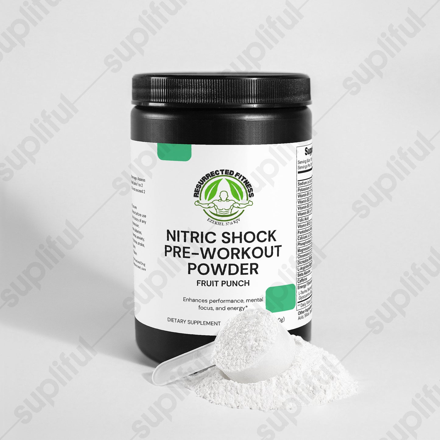 Nitric Shock Pre-Workout Powder (Fruit Punch)