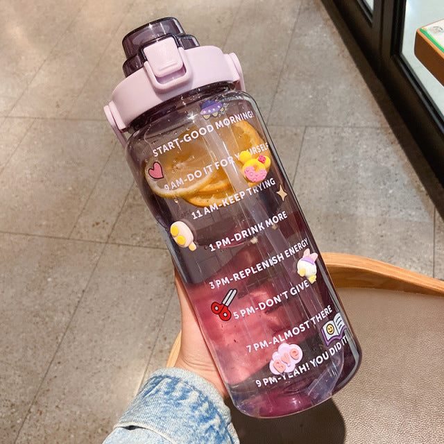 2L Portable Large-Capacity Water Bottle
