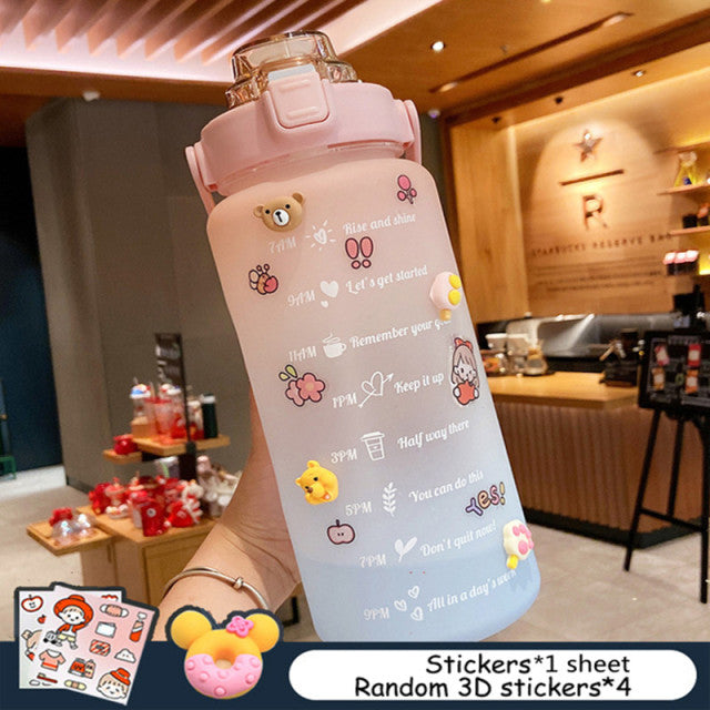 2L Portable Large-Capacity Water Bottle