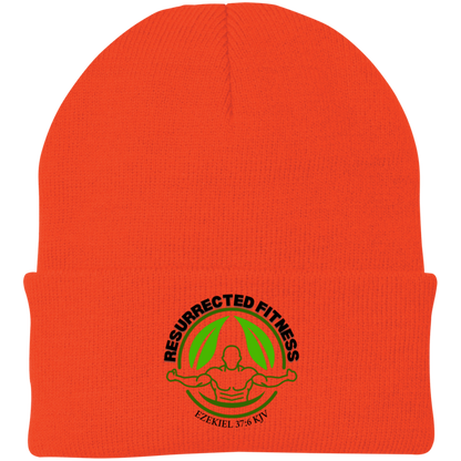 Embroidered Knit Cap