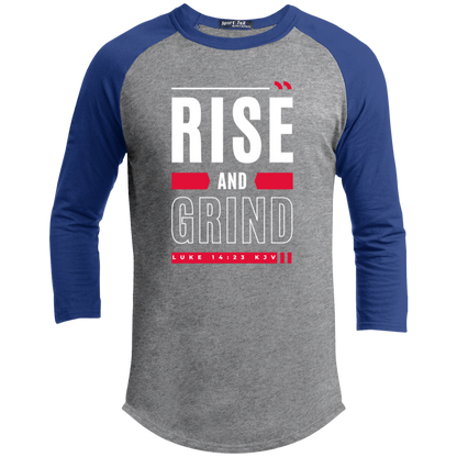 RISE AND GRIND 3/4 RAGLAN SLEEVE (YOUTH)