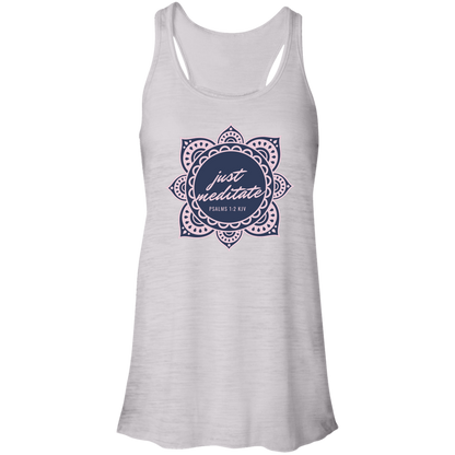Just Meditate Flowy Racerback Tank