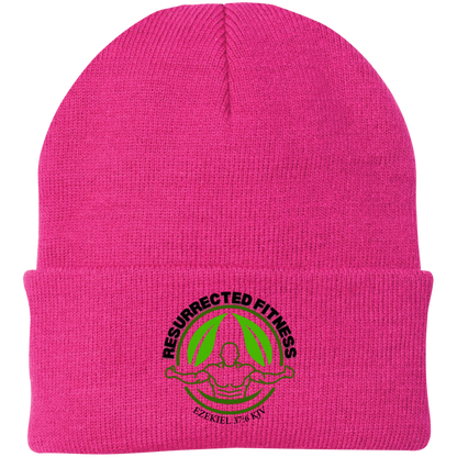 Embroidered Knit Cap