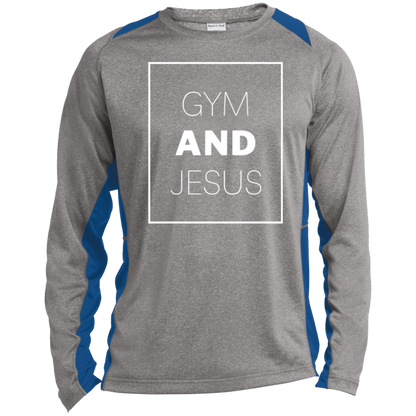 GYM AND JESUS COLORBLOCK LONG SLEEVE (MENS)