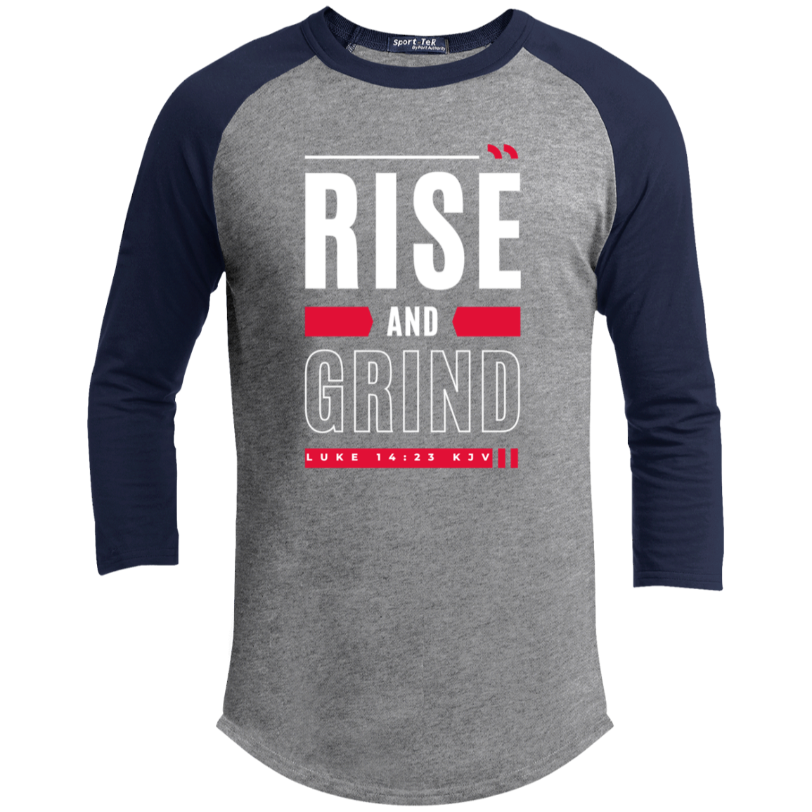 RISE AND GRIND 3/4 RAGLAN SLEEVE (YOUTH)