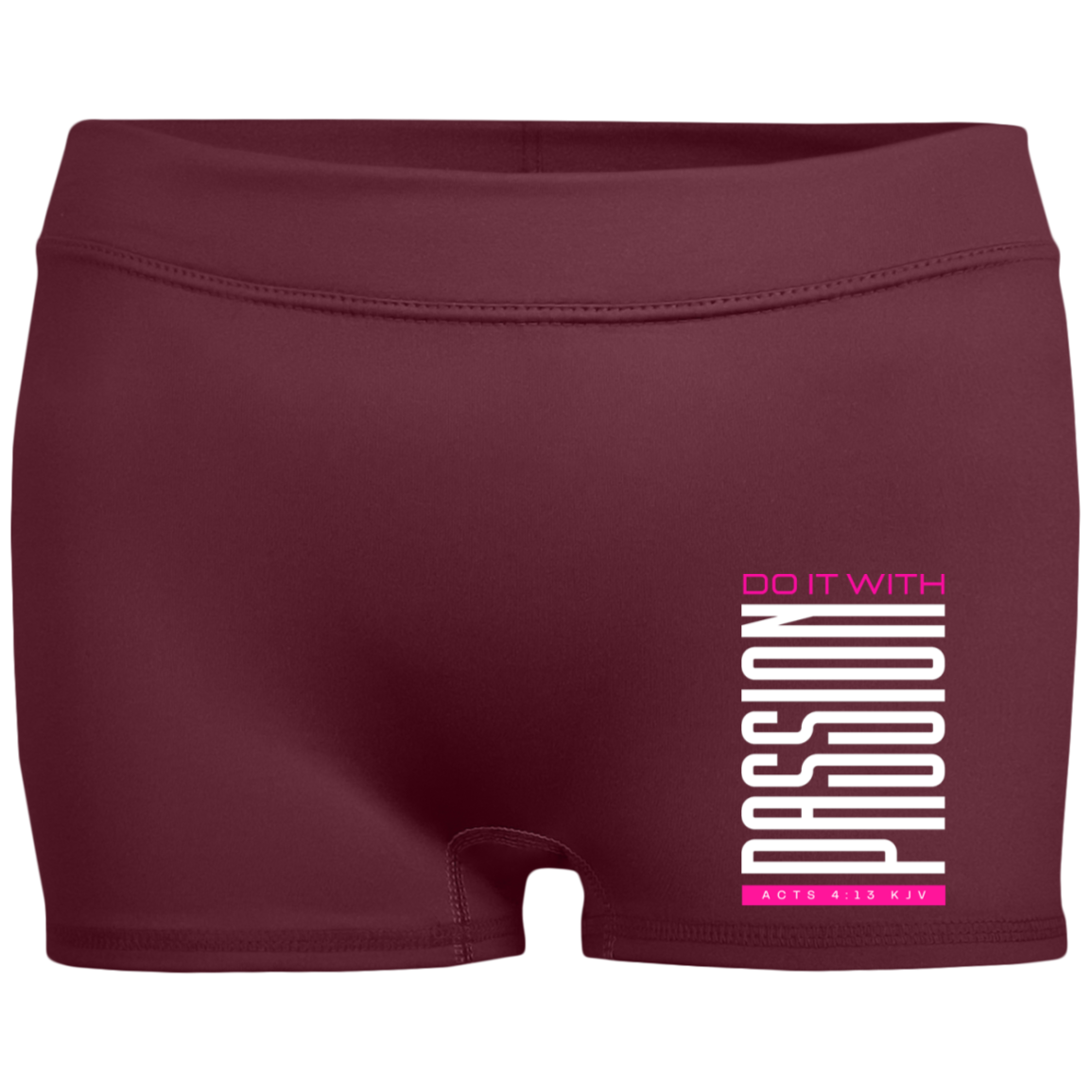 DO IT WITH PASSION FITTED SHORTS (LADIES)