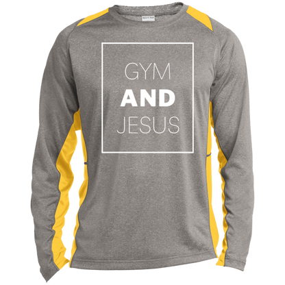 GYM AND JESUS COLORBLOCK LONG SLEEVE (MENS)
