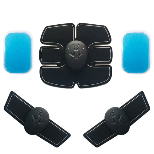 Ab Wireless Massage Stimulator Abdominal Muscle Trainer Vibration Body Slimming Machine Fat Burning Fitness Training Hip Workout